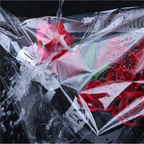 Quality Fresh Flower Bouquet Dust-proof Bag Transparent Windproof and Waterproof Packaging Cover 60*70cm Shipping Time 30-45Days wholesale
