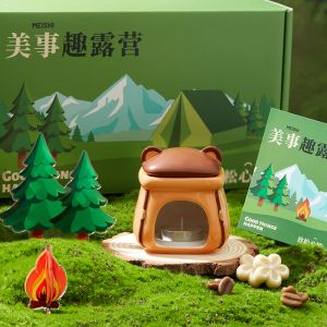 China Customizable Bear-Shaped Ceramic Wax Melt Warmer - High-Fired Ceramic Fragrance Diffuser on sale