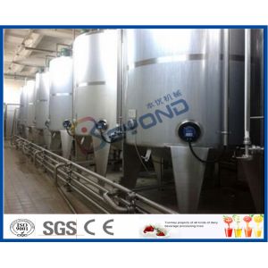 Lactic Acid Drink Milk Processing Plant Customized Dimension Low Energy