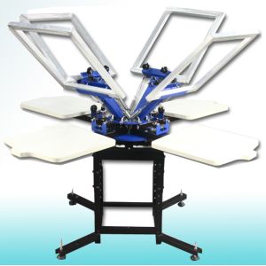 China CE approved simple t shirt screen printing machine, t shirt screen printer on sale