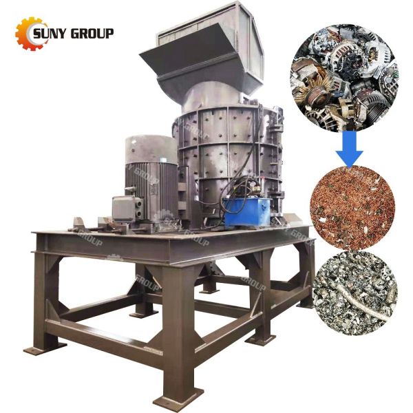 Quality ALLOY Vertical Type Combination Hammer Crusher for Waste Metal 12000KG wholesale