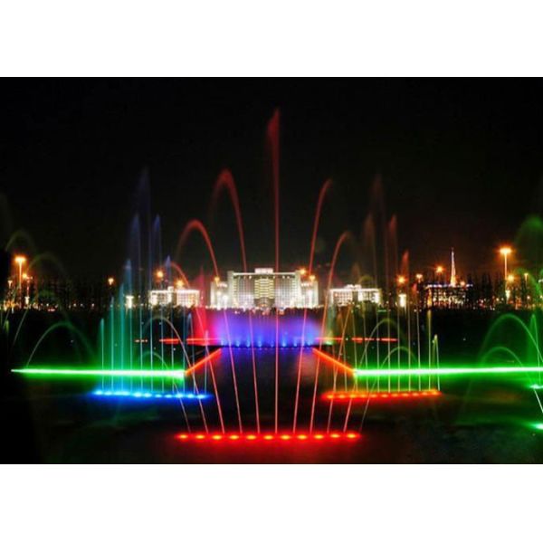 Yellow IP68 SS 30° LED Underwater Light , 9W 24V DC Low Power Fountain LED Lights