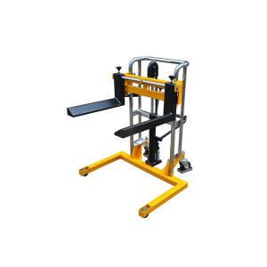 Cheap PJ-R Manual Hydraulic Roll Handling Stacker Loading Capacity 400Kg for sale