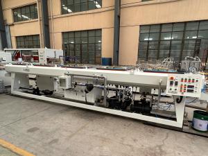 China 20-110mm PVC Pipe Making Line with 65/132 Conical Twin Screw Extruder on sale