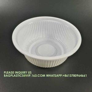 12oz 24oz 32 Oz Sugarcane Bagasse Biodegradable Disposable Compostable Round
