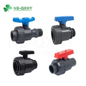 PVC/UPVC/Plastic Irrigation F/M Union Ball Valve High Thickness Straight Through Type