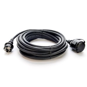 Cheap EU 2 Poles Socket Female End Type Oxygen Free Bared Stranded Copper Conductor Material Distributed Outlet Extension Cable for sale