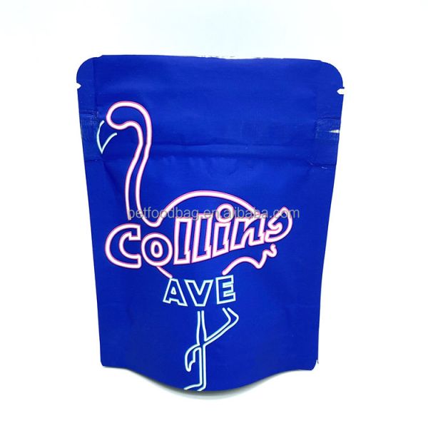 Custom Logo Biodegradable Stand Up Pouches 0.5lb zippered Gravnre Printing