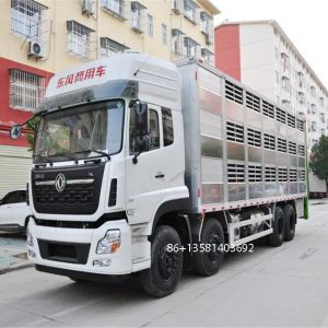 Custom Dongfeng 6x2 8x4 Lhd Rhd Constant Temperature Pig Transportation Crate