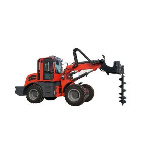 Wenyang Machinery WY2500 telescopic loader forklift with earth auger