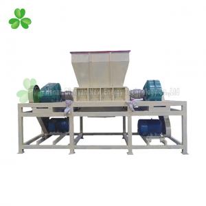 Cheap Plastic Bottles Double Shaft Shredder Machine With 26PCS Knives High Output for sale