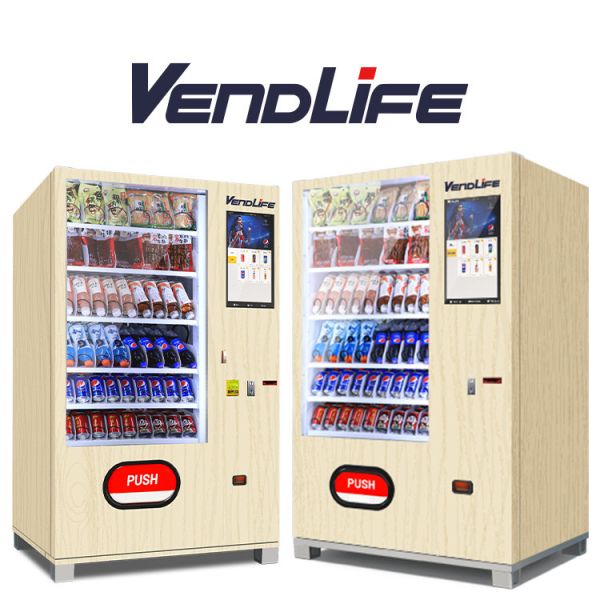 Customized automat Vendlife vending machine for foods and drinks bank airport