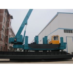 Vibration Free Hydraulic Static Pile Driver , Sheet Pile Driving Equipment