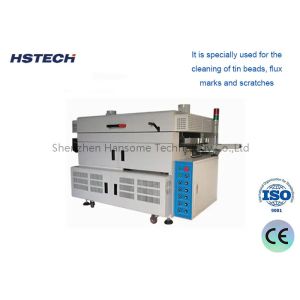 Automatic Cleaning Solvent Coating System For PCB Surface With Roller And Disc Brush