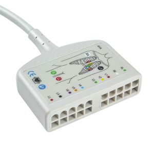TPU Dynascope DS-5100E 12Pin ECG Patient Cable 10Lead for Adult/Pediatric