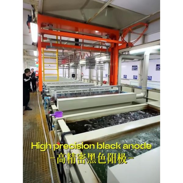 Precise Control Black Automated Anodizing Line 0.3Mpa Aluminum Alloy Modular