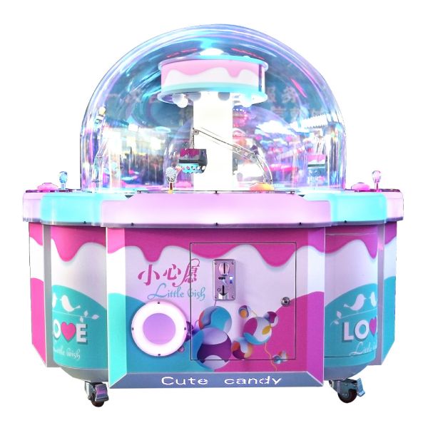 Luxury Arcade Coin Prize Machine Kids Crystal Digger Gift Pink Color