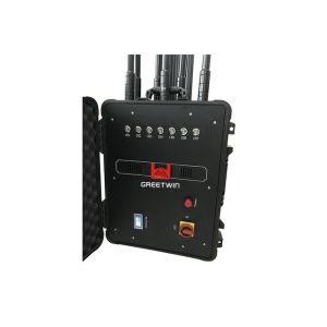 250W High Power Signal Jammer 150m Range OEM With Omni Directional Antennas