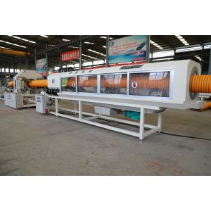 Plastic Sewage Drainage Corrugated Pipe Manufacturing Process Adopts Single