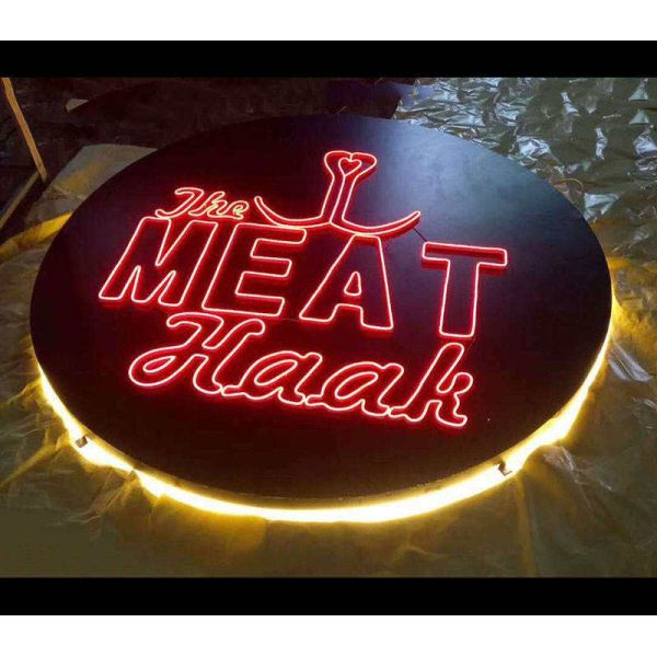 Commercial Service Equipment Indoor Decor Gold Letters Signs Light Box Store Led Letters Light Box