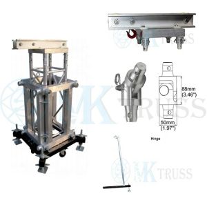 Aluminum Ground Support Truss Lighting System for 520mm 760mm Truss Frame