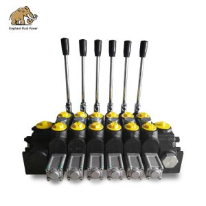 DCV140 Sectional Control Valve 6 Spool Hydraulic Directional 140lpm