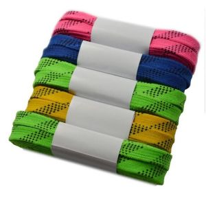 1Cm / 1.5cm Width Coloured Custom Shoe Laces , Heat Transfer Lanyard For