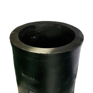 Carborundum Graphite Induction Furnace Crucible Cylindrical Straight Barrel