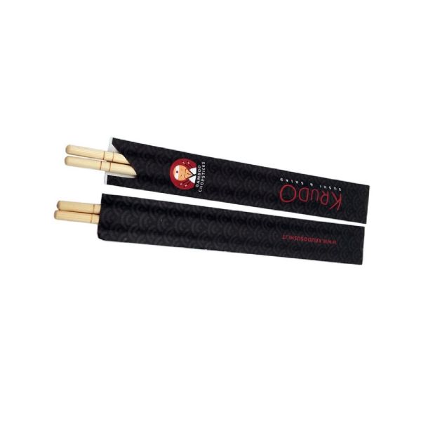 Quality Natural Accept Round Disposable Bamboo Chopstick Customized Logo wholesale
