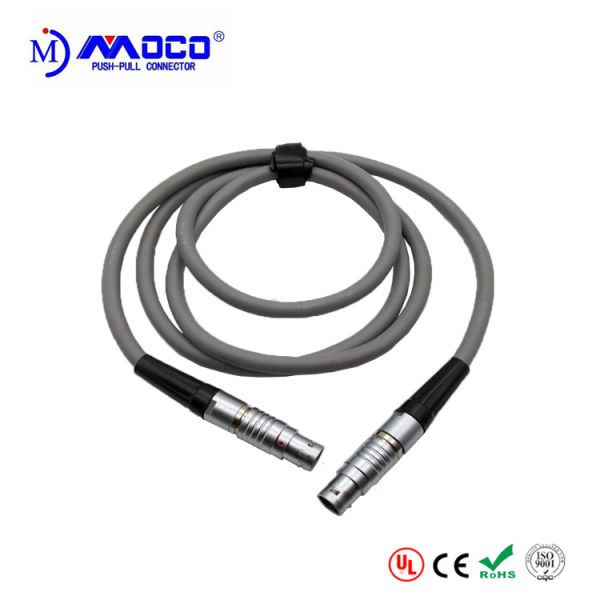 Quality Durable Industrial Cable Assemblies Straight Plug Male Cable Circular Appearance wholesale
