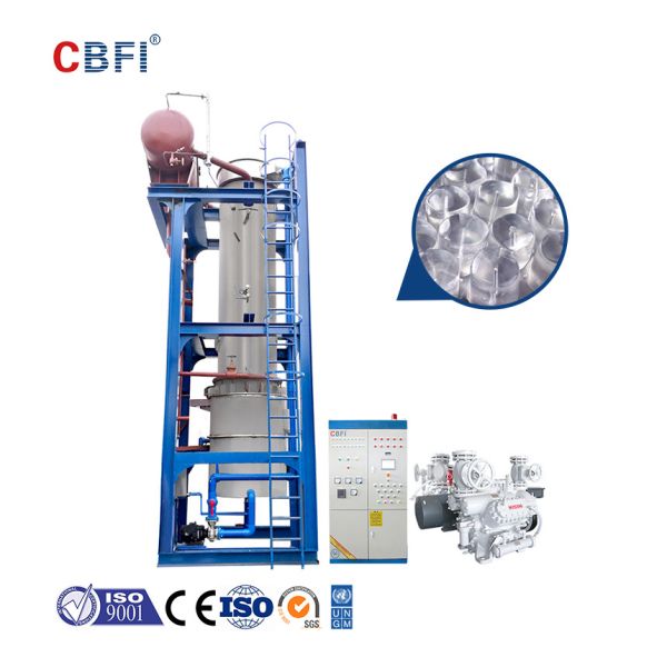 Quality Large Capacity Tube Ice Making Machine Freon System R507 /R404a wholesale