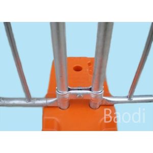 Construction Sites Temporary Yard Fencing , Firm Structure Crowd Control