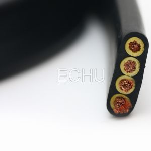 Flexible Crane Cable 4G25 ECHU Flat Cable, ECHU Traveling Cable