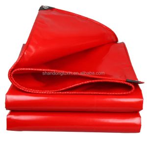 China Medium Weight Waterproof Double Faced PVC Tarp for Outdoor-Agriculture Applications on sale