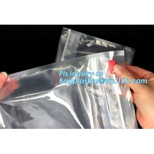 bag with plastic zipper and slider OEM orders are welcome, slider zip frosted