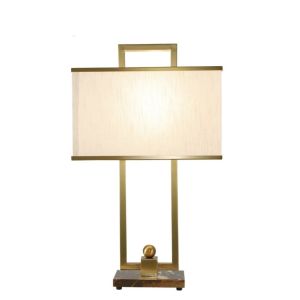 Marble Base Fabric Bedlamp
