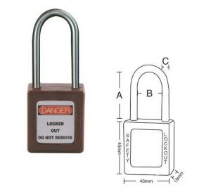Cheap ABS safety Padlock,Stainless steel shackle padlock, for sale