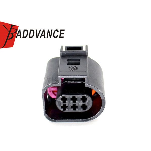 Black FEP Automotive Connectors 1.5 Mm 6 Pin Sealed Connectors For Skoda V W