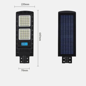 China waterproof IP65 outdoor use solar led street light ABS material  integrated all in one led solar system led light 200w on sale