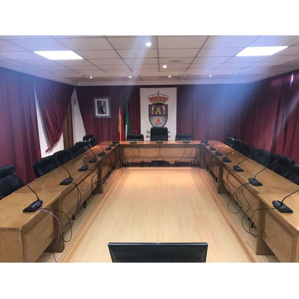 Boardroom Desktop Conference Microphone Voting and Translation Equipment Delgate