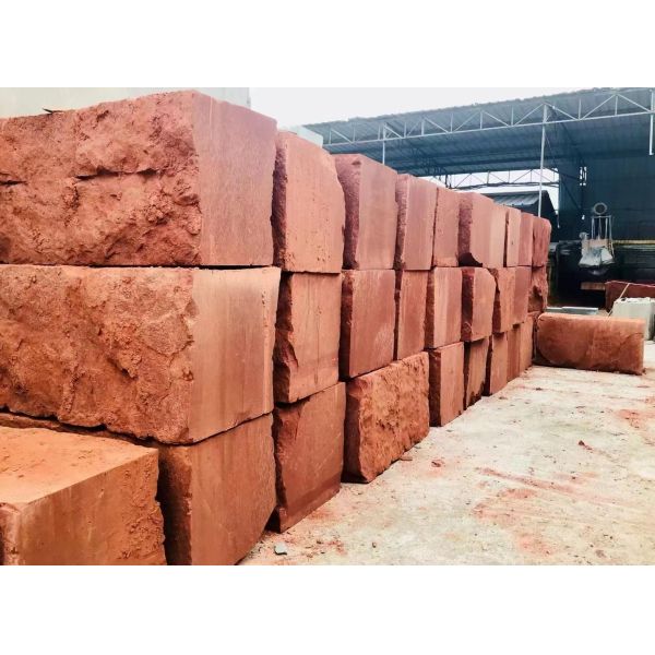 Cut To Size Sandstone Exterior Wall Cladding 40mm Abrasion Resistance