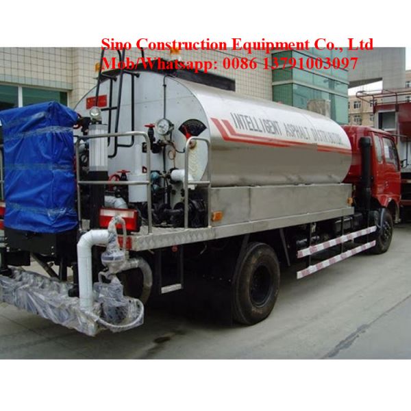 J9BDE SCEC Road Construction Machines 5000L Asphalt Distributor Truck