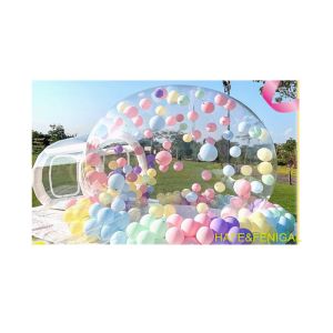 China 10ft X 16ft Tarpaulin PVC Inflatable Bubble House Tent For Family Fun Outdoor Leisure on sale