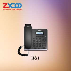 2 Lines Voip Phone System Desktop Support PoE For Middle Managers