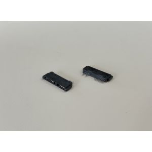 SATA 13-Pin Female Connector, Wire Solder Type, PCB Mount Electrical Signal