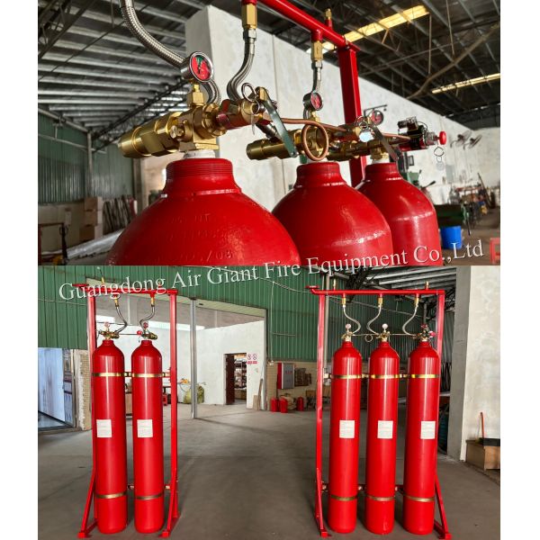 Quality Argonite IG55 Inert Gas Fire Suppression System with 150-300 Bar Operating Pressure and -10-50°C Storage Temperature for Data Centers wholesale