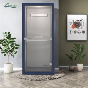 LED Lighting Modular Sound-Blocking Workspace Phone Booth for Work Environment