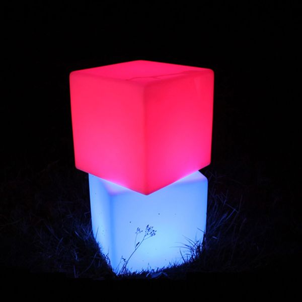 Plastic Illuminate Space LED Cube Light Perfect Lighting Solution