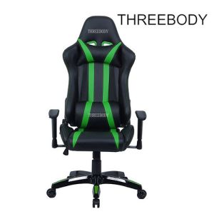Commercial Seat Gaming Chair With Adjustable Neckrest And Lumbar Support