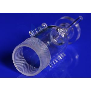 2.2g/Cm3 Science Lab Glassware Quartz Crucible Experimental Instrument